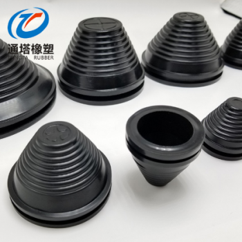 廠家直銷 環保寶塔型護線圈 防滑減震機腳批發