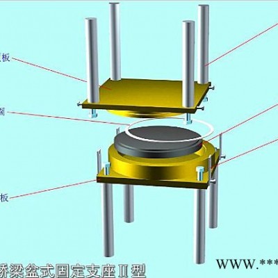 盆式支座廠家加工定制盆式橡膠支座批發 橋梁抗震橡膠支座現貨 咨詢瑞誠