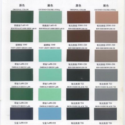 供應“三環(huán)”Lu90-230建材著色顏料翠綠