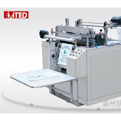 供應(yīng)銳志FQR熱封熱切制袋機，超市袋制袋機。