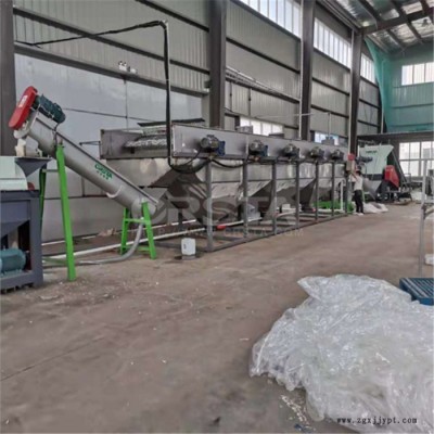 垃圾廢料氣囊袋塑料粉碎清洗機(jī)，PA66氣囊袋廢料處置清洗設(shè)備