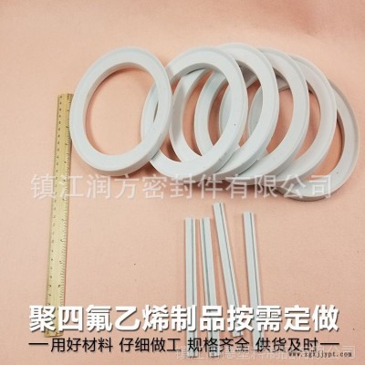 聚四氟乙烯PTFE填充玻纖密封圈導向環支撐圈規格尺寸可以定制