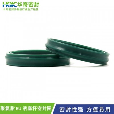 HQK華奇廠家供應機械氣缸軸用EU防塵密封圈 Y型eu油封氣動WEU拉桿封20*30*10.7