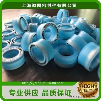 長期供應(yīng)藍(lán)色UPE泛塞封 耐磨損軸用密封圈 彈簧旋轉(zhuǎn)泛塞封密封圈