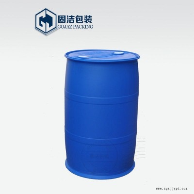 固潔包裝廠家直銷200L桶雙環塑料桶 200升圓桶堆碼桶200L