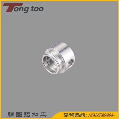 深圳鋁管精車內外圓 鋁件腔體加工 醫療設備鋁材CNC數控鉆孔 定制鋁框 公差精準 價格實惠 騰圖鋁制品加工