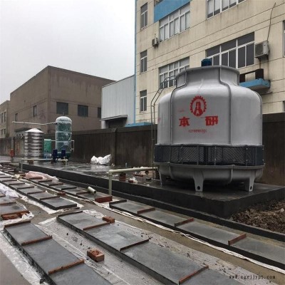 嘉興冷卻塔廠家直供 175T圓形逆流玻璃鋼冷卻塔 物美價廉優質服務