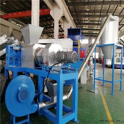 塑料薄膜擠干塑化一體機、塑料編織袋擠干機