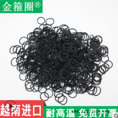 包郵06*0.9黑色廠家直銷越南原裝皮筋橡皮筋橡膠圈橡皮圈盤發批發