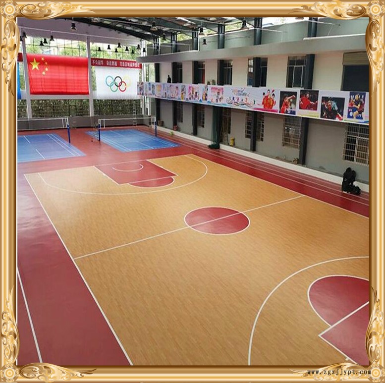 邯鄲學校操場PVC塑膠地板,PVC功能地膠,生產廠家