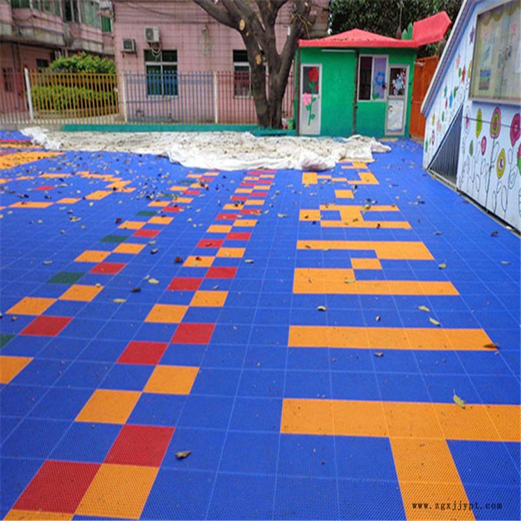 舟山 小區公園懸浮地板 PP懸浮式拼裝地板 供應