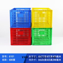 云峰320-120塑料周轉箱 hdpe注塑塑料工具箱 小號零件收納整理箱示例圖5