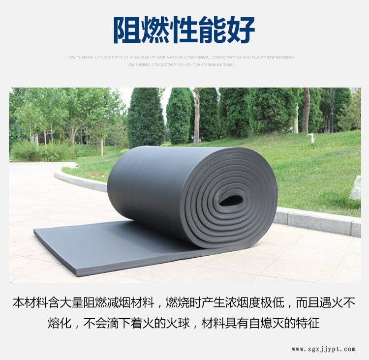 廠家特價(jià)空調(diào)橡塑板b級(jí)管道保溫阻燃橡塑板鋁箔貼面橡塑板生產(chǎn)示例圖4