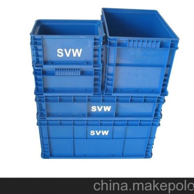 供應上海塑料物流箱EUA B多型可堆放周轉箱生產直銷