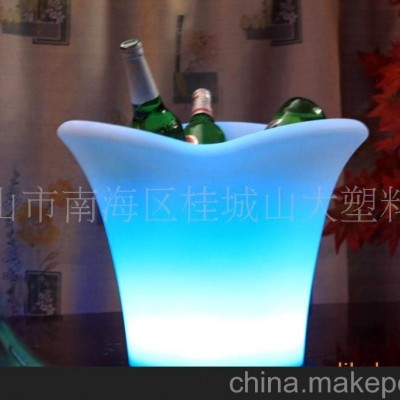 加工定制LED發(fā)光冰桶，滾塑冰桶，滾塑加工成型(圖)
