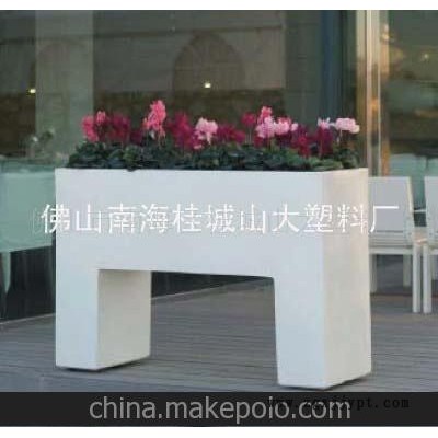 加工定制大型滾塑花盆，景觀花盆，大型滾塑加工(圖)