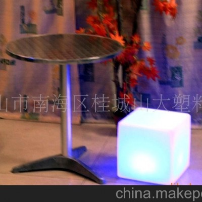 加工定制發光燈箱座椅，滾塑燈箱座椅，方形燈箱(圖)