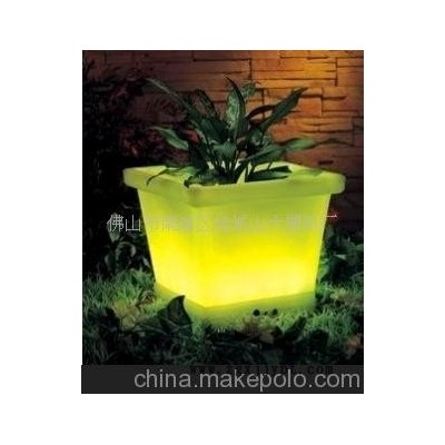 加工定制滾塑發光燈箱，LED花盆燈箱，滾塑加工成型(圖)