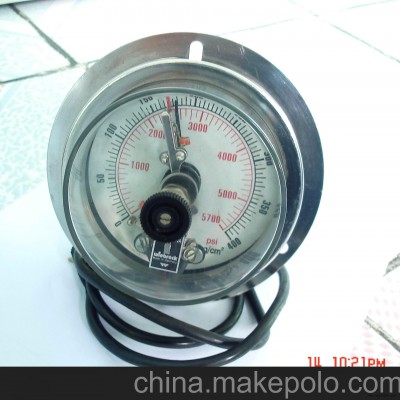 供應YEATHEL橡膠成型機用電接點壓力表