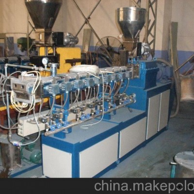 名優品牌 SHJ—75雙螺桿混煉擠出機風冷熱切機 定制批發