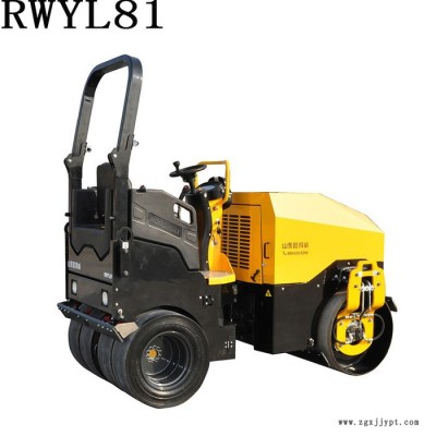 路得威RWYL81 輪胎壓路機寬基光面輪胎，可碾壓瀝青、混凝土等路面鋪層，也可碾壓粘性/沙性基礎(chǔ)材料