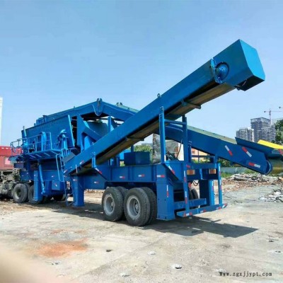 富德HX1149HD98移動石料破碎機鵝卵石制砂設(shè)備輪胎移動式石料破碎制砂機流動式粉碎機