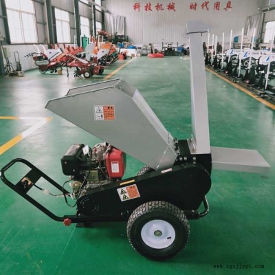 斯諾 枝條移動式粉碎機 輪胎耐磨樹枝粉碎機 木頭粉碎機