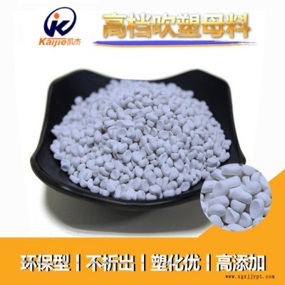 吹塑填充母料，凱杰塑料選用高目數，白度白的無機粉體