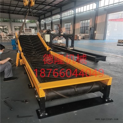 德隆dl-1131折疊式橡膠帶提升機(jī)小型耐磨防滑皮帶機(jī)流水線(xiàn)輸送設(shè)備定制 折疊式提升機(jī)