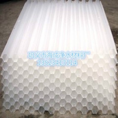 海成 斜管填料生產廠家 聚丙烯材質斜管填料 污水處理蜂窩斜管填料