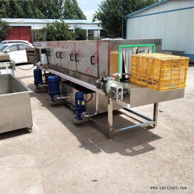康通牌 屠宰肉筐洗筐機 海鮮周轉筐清洗機 塑料箱洗箱機