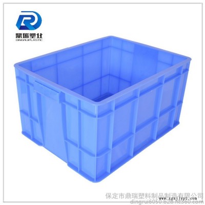 天津鼎瑞加厚周轉箱 /周轉箱廠家/藍色加厚加蓋子塑料周轉箱儲物箱