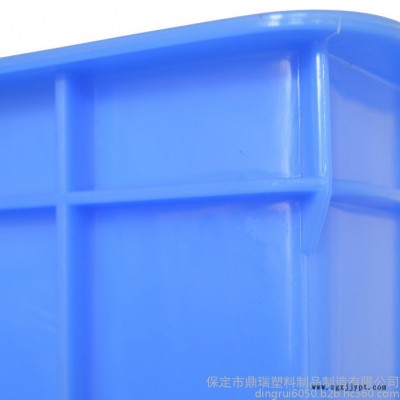 河北鼎瑞物料周轉箱 /周轉箱批發/藍色加厚加蓋子塑料周轉箱儲物箱