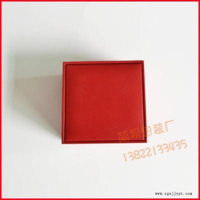 廠家現貨供應塑料直角紅色充皮質手鐲包裝盒  首飾包裝盒工藝品