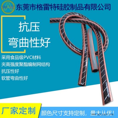 GREATFLEX 粉紅色 PVC纖維增強軟管塑料編織網(wǎng)紋水管