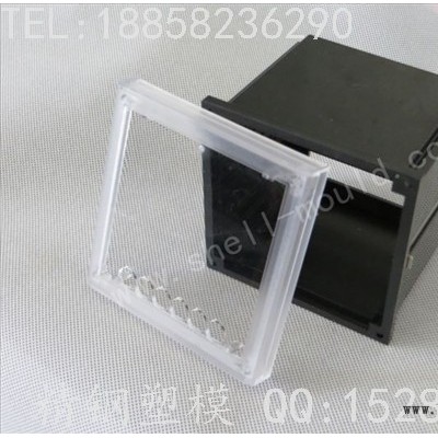 供應精鋼模具廠 數顯儀表溫濕度控制器外殼 96-3：9696方形柜裝 儀表殼體 三相電表殼