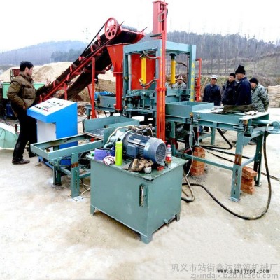 鑫達QYT3-35型水泥墊塊機 混凝土模塊檢查井設備   花磚機設備廠家報價單 免燒磚機廠 墊塊機模具一機多用效率高