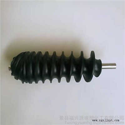 河北福興源橡塑**定制灌裝機設備配件尼龍螺旋推瓶器  進瓶分瓶器  定位螺旋   進瓶螺桿 高分子輸送螺桿