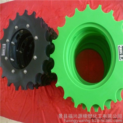 河北福興源橡塑**生產灌裝機貼標機設備配件 尼龍撥瓶輪 弧形導板 進出瓶星輪 傳送螺桿 星輪護板組件 中心導板