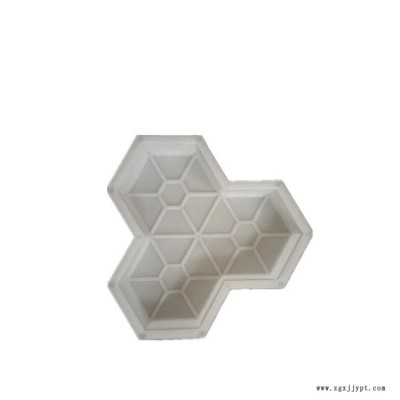 十字型 植草磚塑料模具 葵花圖案 塑料彩磚模具