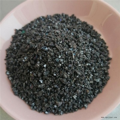 馳霖金剛砂批發   鑄造專用黑沙  金剛砂 鋪路用黑砂  河北天然黑色石英砂
