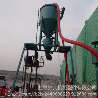 化肥顆粒裝袋遠(yuǎn)距離氣力輸送機(jī)廠家興文煤粉炭黑無(wú)塵裝車輸送設(shè)備大豆吸糧機(jī)