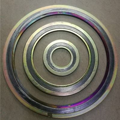 法蘭墊石墨墊片金屬纏繞墊片304基本型內外環加強型316不銹鋼高溫