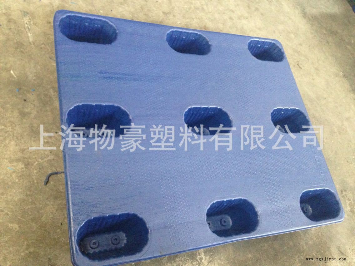 批發德邦物流斜九腳1210吹塑托盤 包裝吹塑托盤 塑料托盤示例圖6