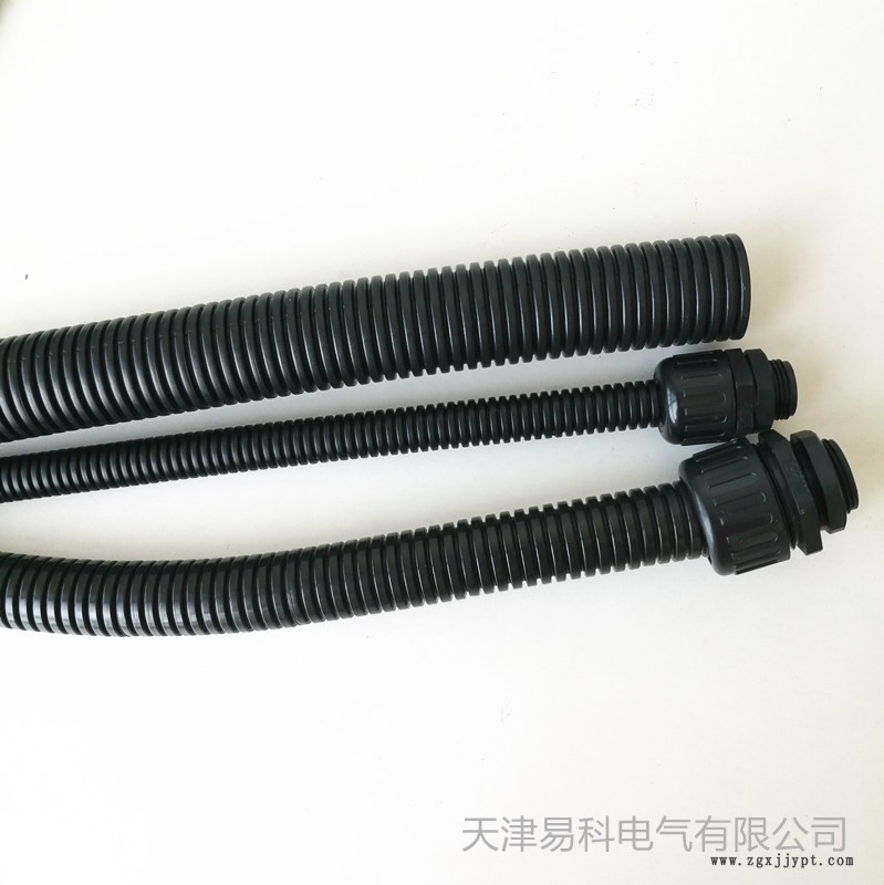 山東德州廠家批發尼龍軟管黑色塑料軟管 雙層雙開口尼龍軟管 廠家貨源