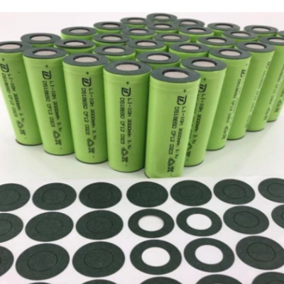 廠家產18650鋰電池青稞紙32650正負極快巴紙21700絕緣墊片麥拉片