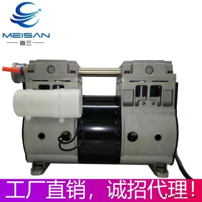 廠家直銷梅三活塞真空泵 MS-140V生產(chǎn)線全自動機械手設備鋁合金活塞真空泵