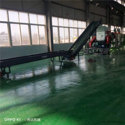 點滴瓶點滴袋破碎清洗回收處理設備,鹽水瓶吊瓶瓶破碎清洗機械廠家