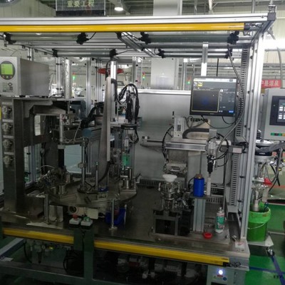 天津六軸機械手壓縮機轉子裝配設備