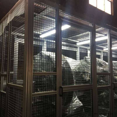 廠家直銷批發生產線鋁型材安全圍欄隔離網流水線線機械手安全防護欄定制
